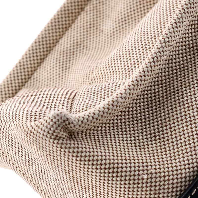 Woody Tote Canvas With Leather Medium