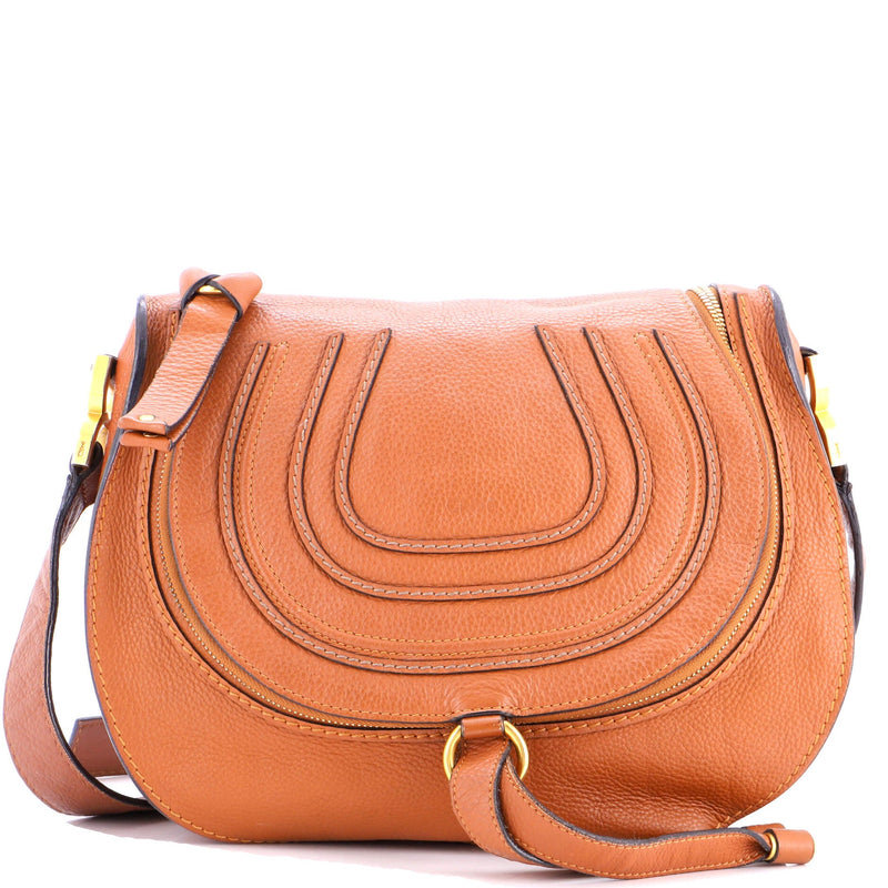 Marcie Zip Crossbody Bag Leather Medium