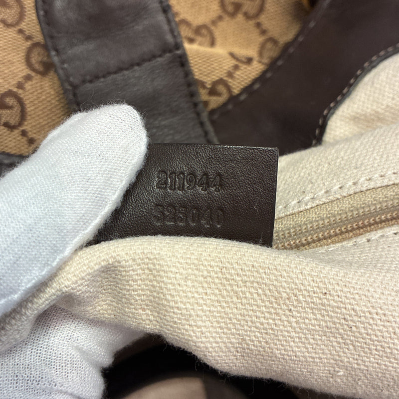 Sukey Tote Gg Canvas With Leather Medium