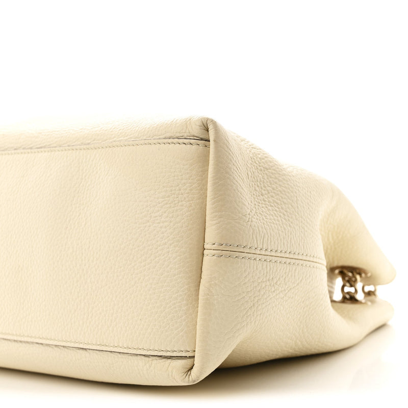 Pebbled Calfskin Medium Soho Chain