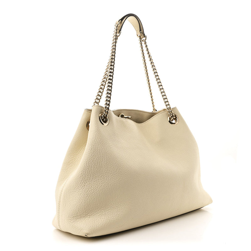 Pebbled Calfskin Medium Soho Chain