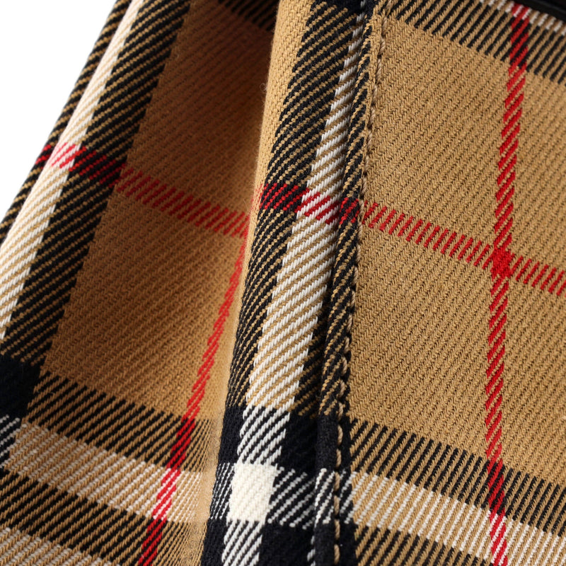 Banner Tote Vintage Check Canvas Baby