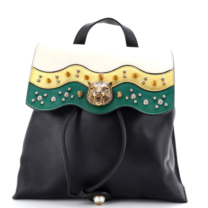 Animalier Malin Backpack Studded Leather