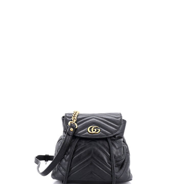 Gg Marmont Drawstring Backpack Matelasse