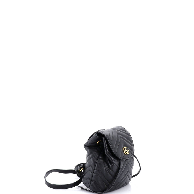 Gg Marmont Drawstring Backpack Matelasse