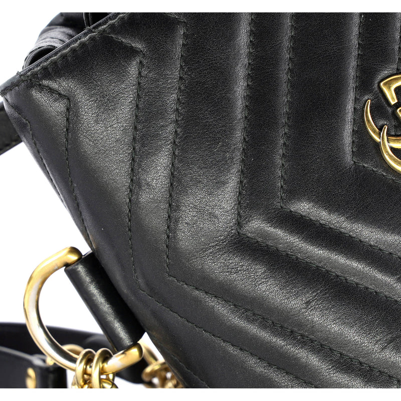 Gg Marmont Drawstring Backpack Matelasse