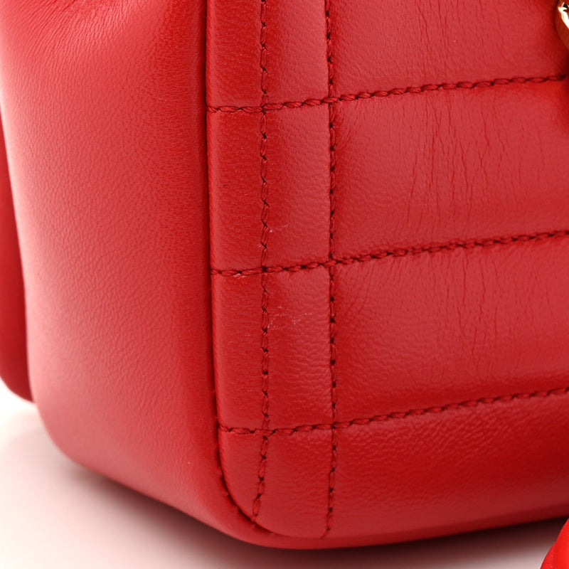 Lambskin Quilted Small Lola Bag Bright