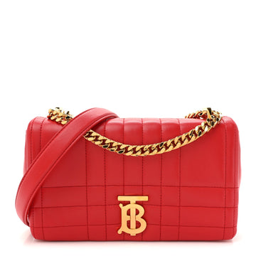 Lambskin Quilted Small Lola Bag Bright