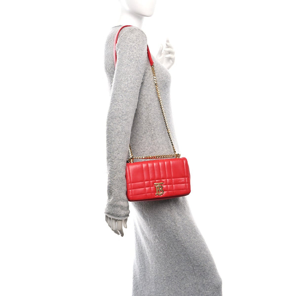 Lambskin Quilted Small Lola Bag Bright