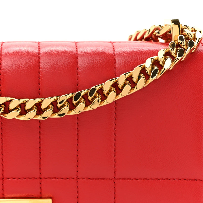 Lambskin Quilted Small Lola Bag Bright