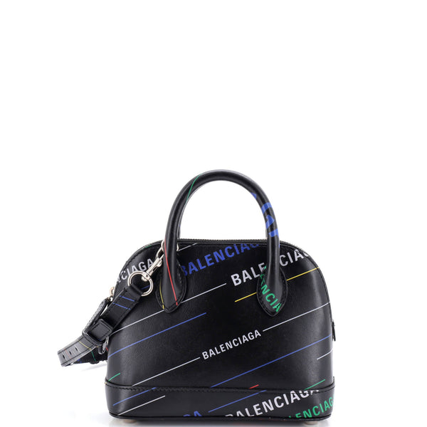 Logo Ville Bag Printed Leather Xxs