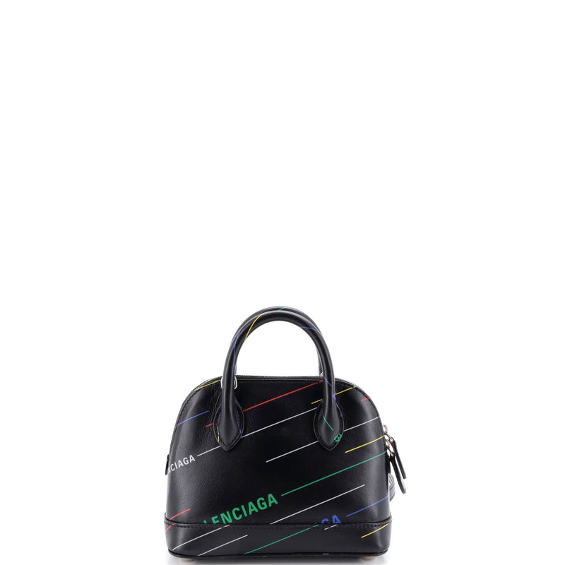 Logo Ville Bag Printed Leather Xxs