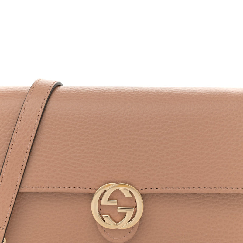 Dollar Calfskin Interlocking G Chain