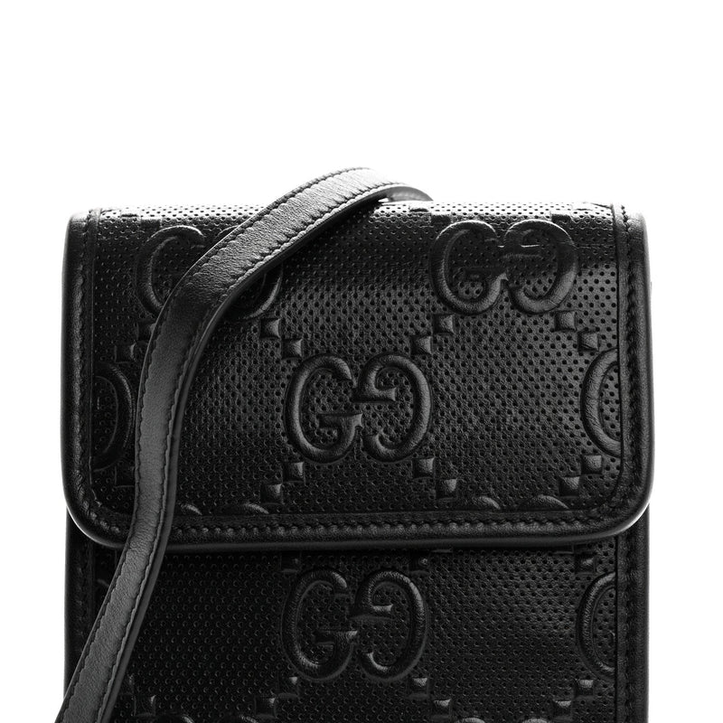 Calfskin Gg Tennis Embossed Mini