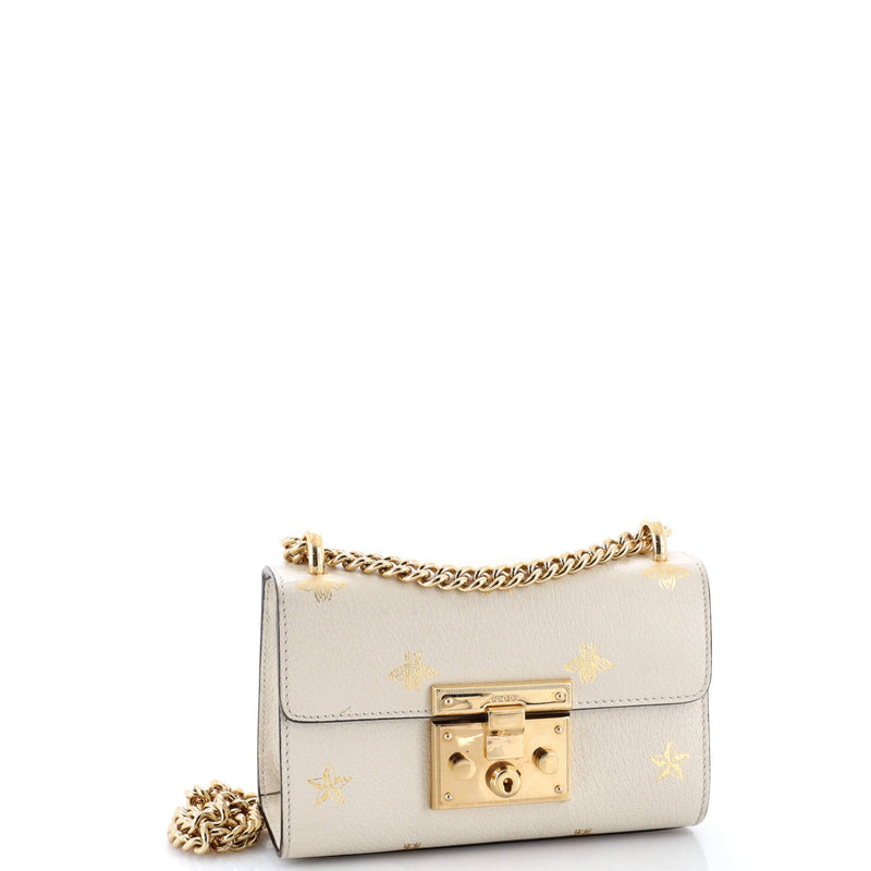 Padlock Shoulder Bag Printed Leather