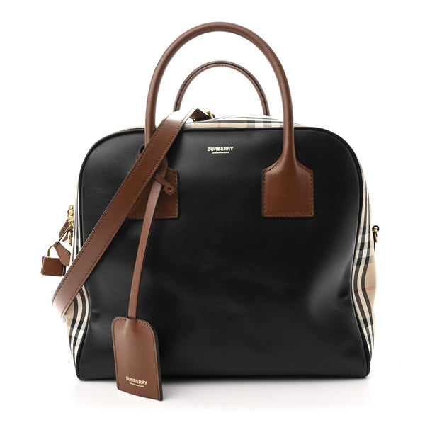 Smooth Calfskin House Check Medium Cube