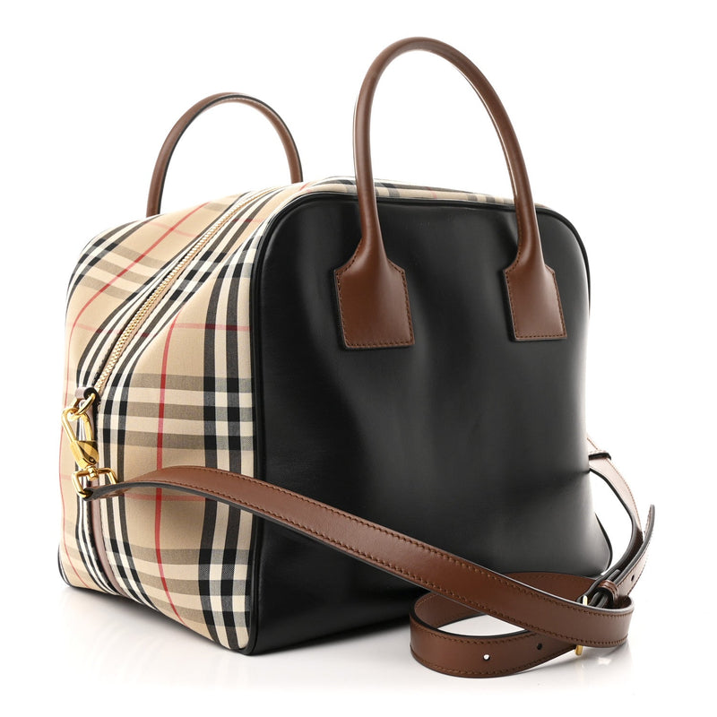 Smooth Calfskin House Check Medium Cube