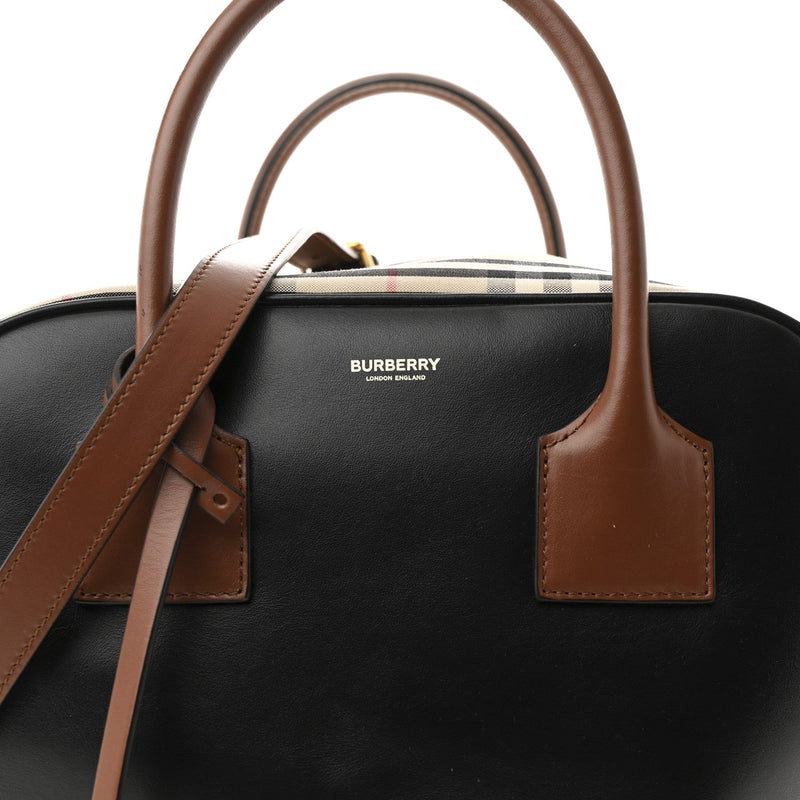 Smooth Calfskin House Check Medium Cube