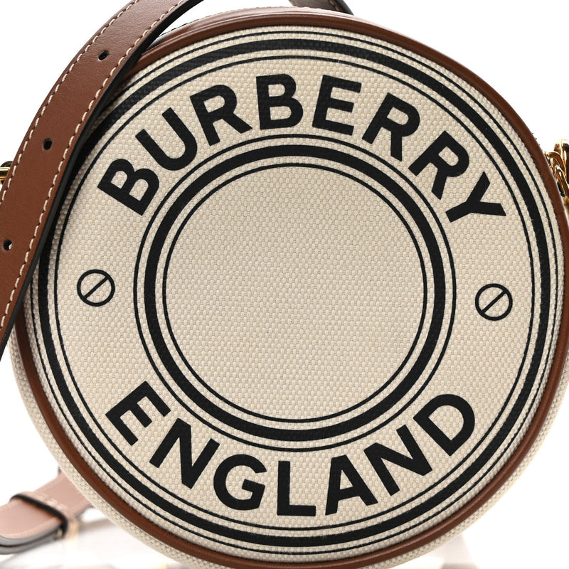 Canvas Calfskin Louise Bag Natural