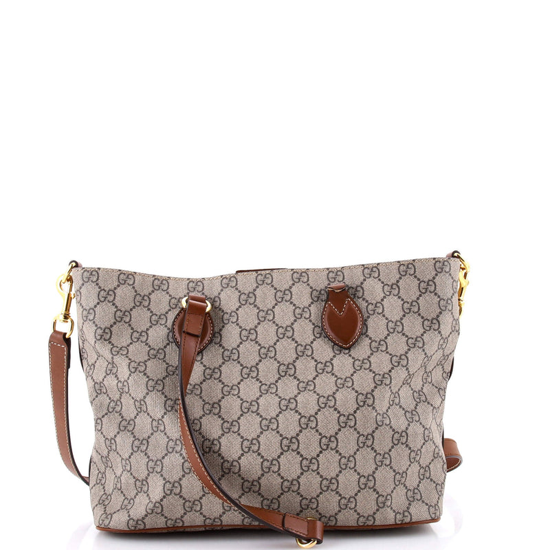 Convertible Soft Tote Gg Coated Canvas