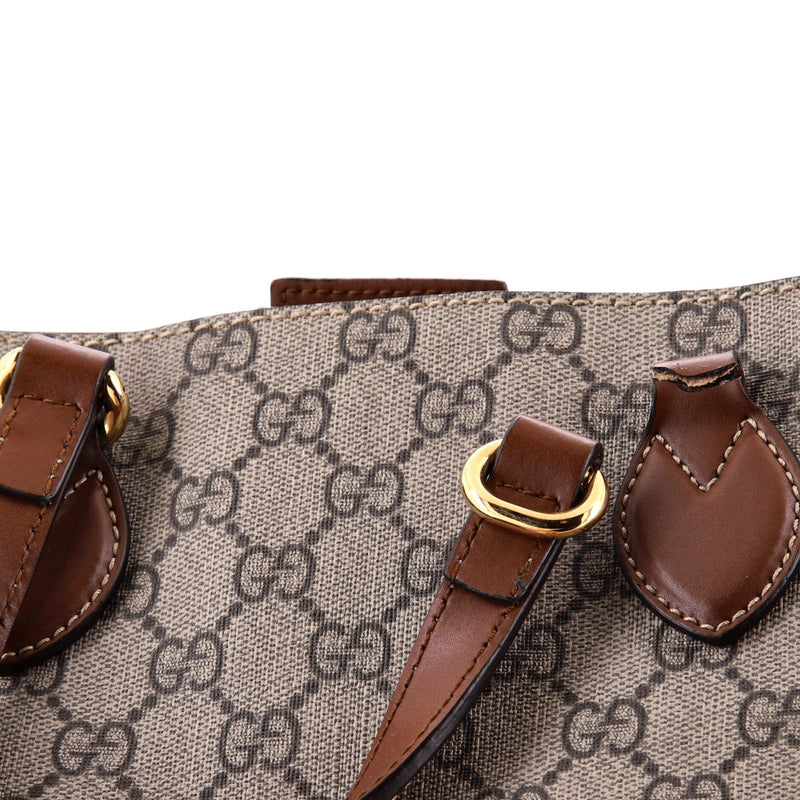 Convertible Soft Tote Gg Coated Canvas