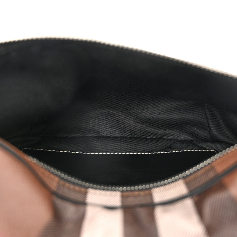 E-Canvas Check Cason Bum Bag Dark Birch