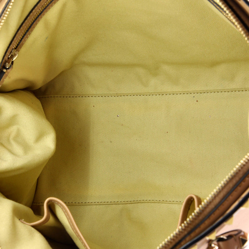 Rockstud Convertible Dome Tote Leather