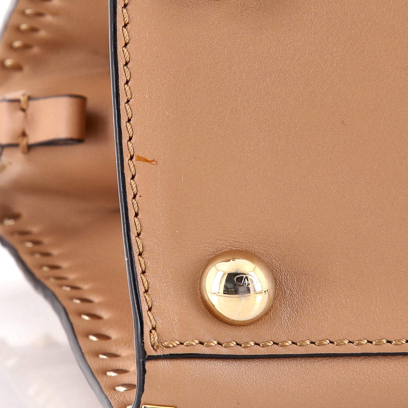 Rockstud Convertible Dome Tote Leather