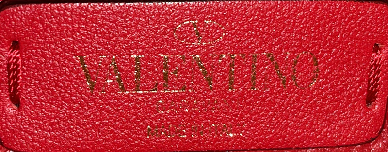 Rockstud Flip Lock Messenger Bag Leather