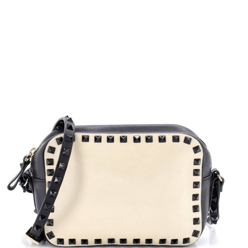 Rockstud Camera Crossbody Bag Leather
