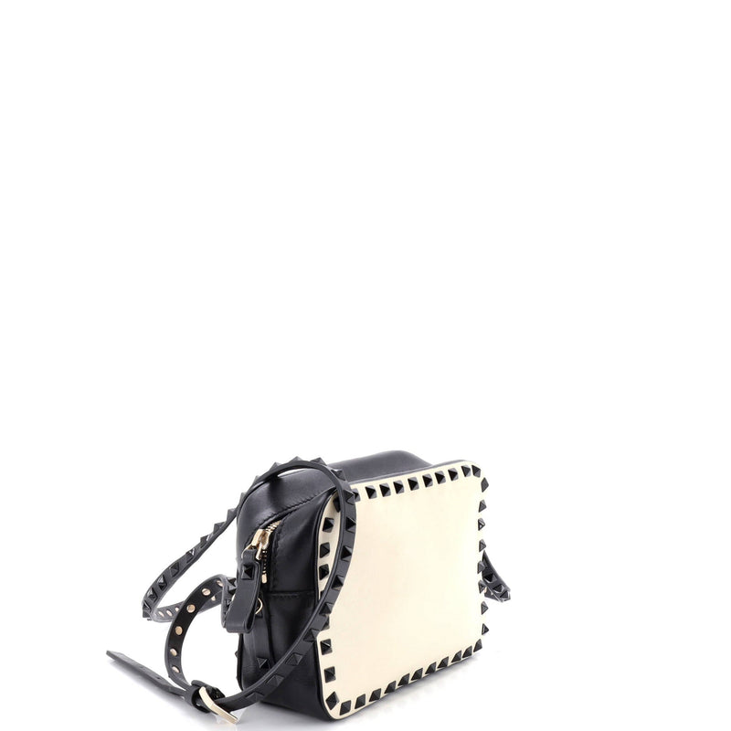Rockstud Camera Crossbody Bag Leather