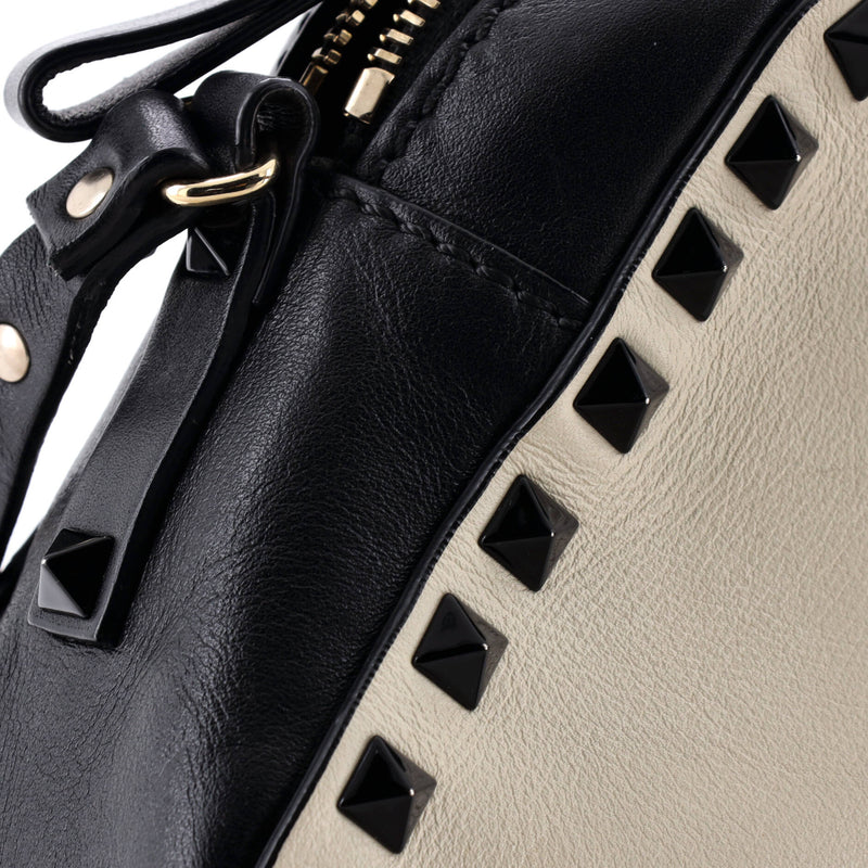 Rockstud Camera Crossbody Bag Leather