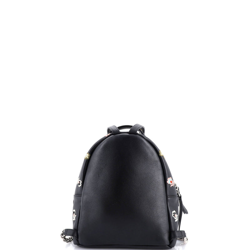 By The Way Backpack Embroidered Leather