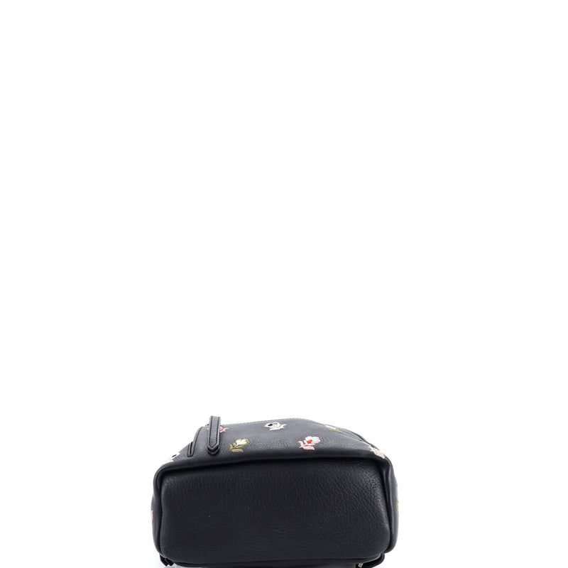 By The Way Backpack Embroidered Leather