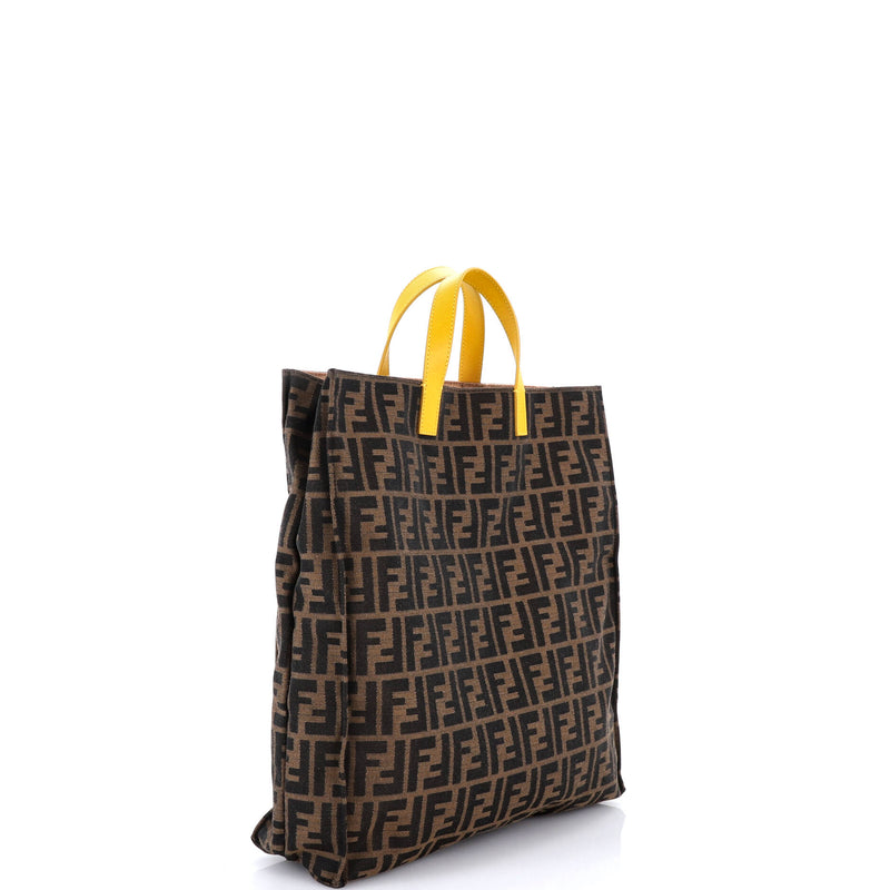 Open Shopping Tote Zucca Canvas Tall