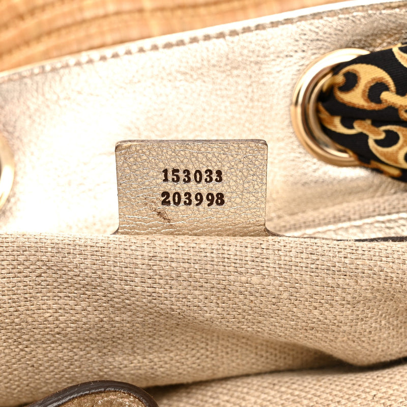 Natural Straw Large Positano Tote