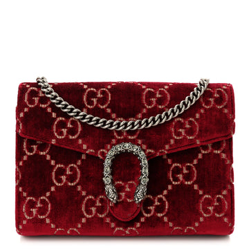 Velvet Gg Mini Dionysus Chain Wallet Red