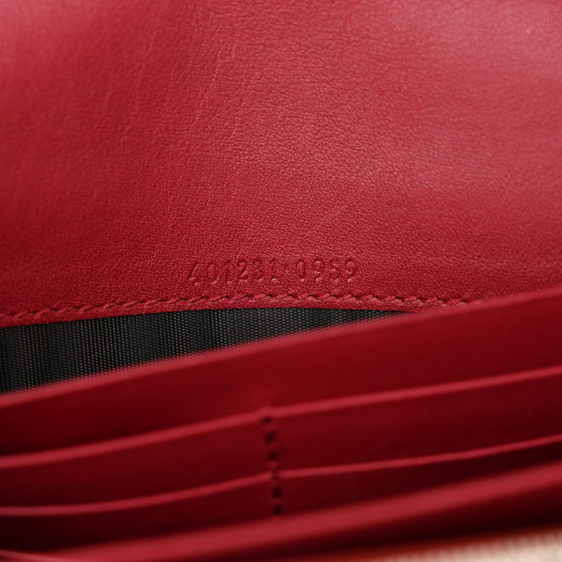 Velvet Gg Mini Dionysus Chain Wallet Red