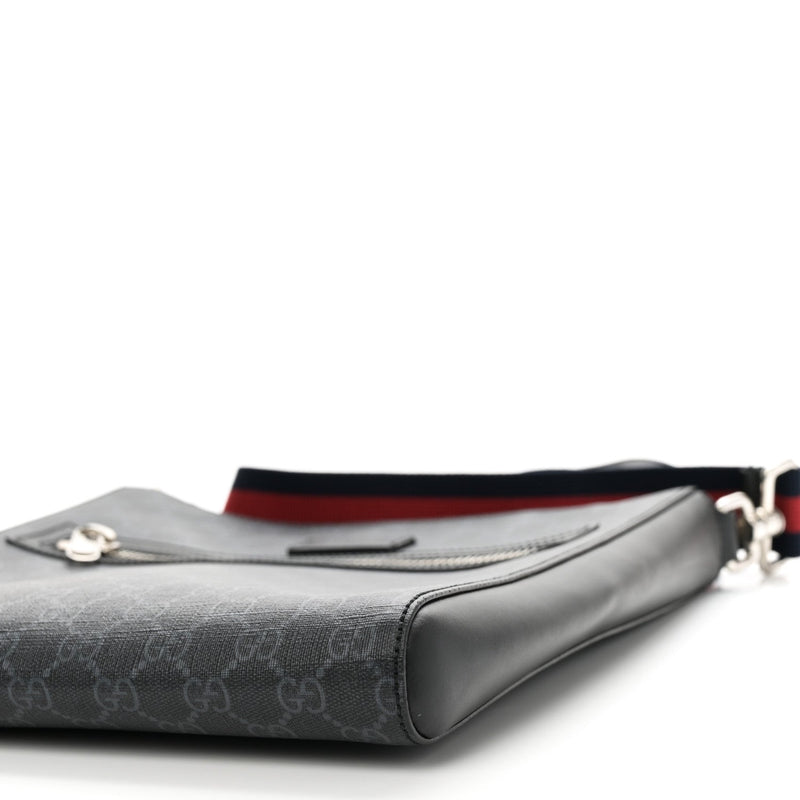 Gg Supreme Appia Calfskin Web Flat