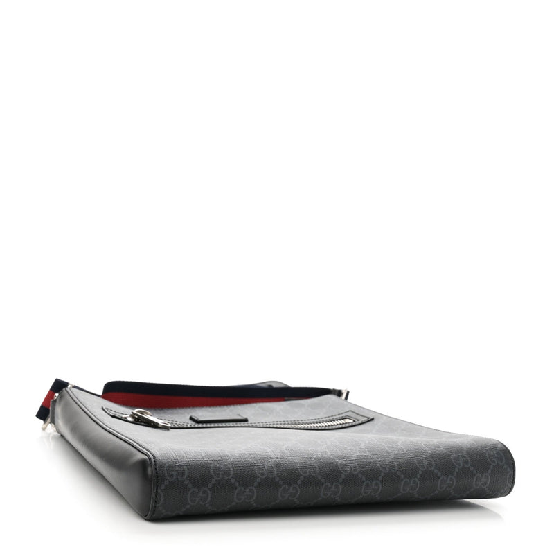 Gg Supreme Appia Calfskin Web Flat