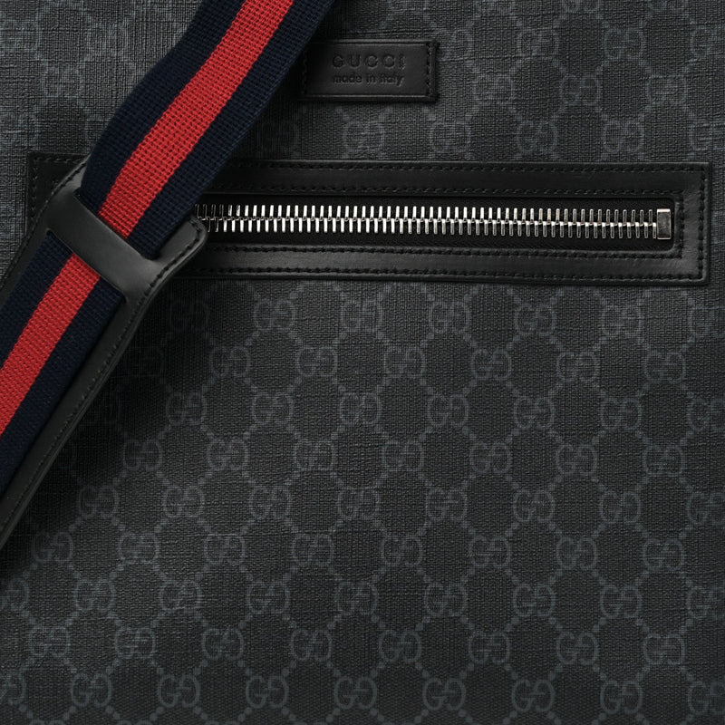 Gg Supreme Appia Calfskin Web Flat