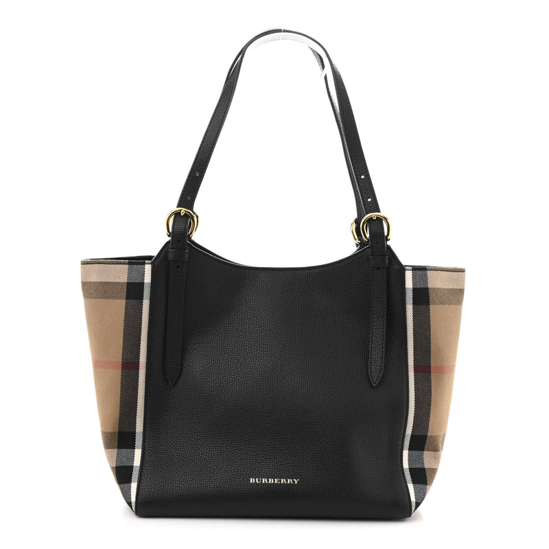 Grainy Calfskin House Check Small