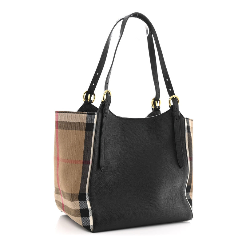 Grainy Calfskin House Check Small