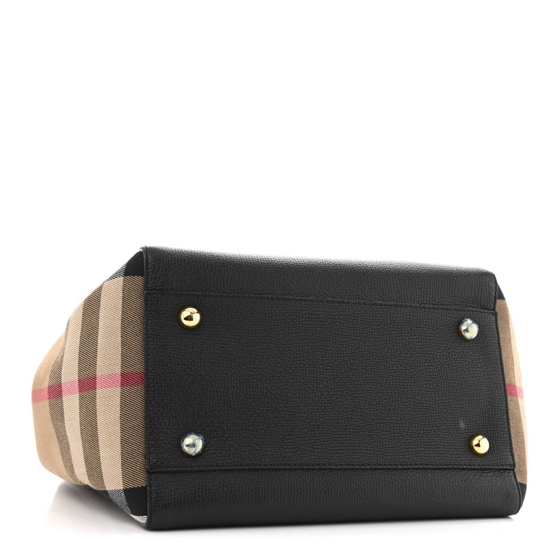 Grainy Calfskin House Check Small