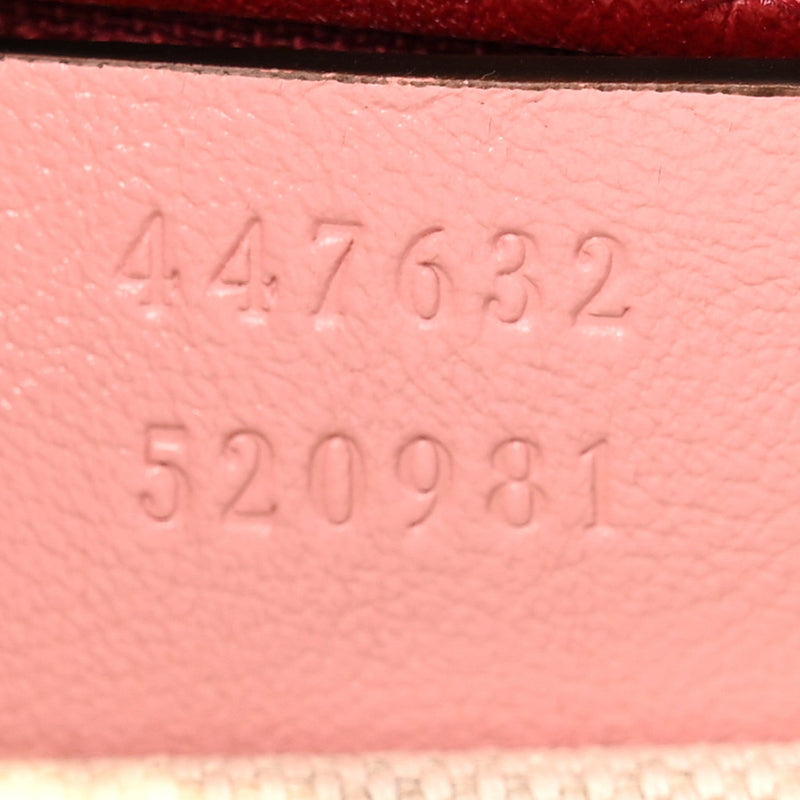 Azalea Calfskin Enamel Matelasse