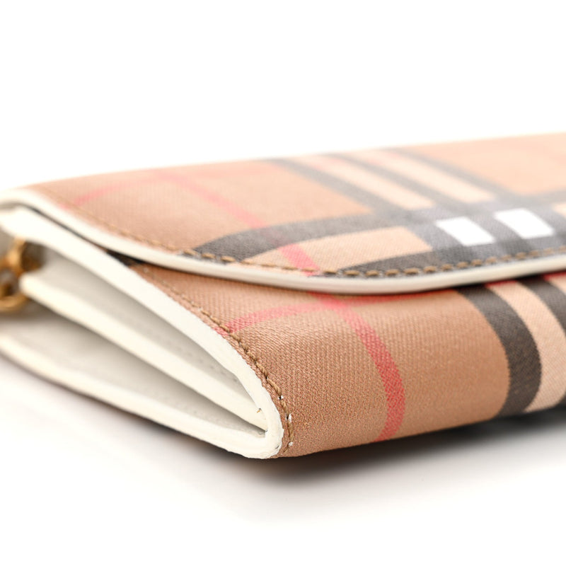 Vintage Check Henley Wallet On Chain