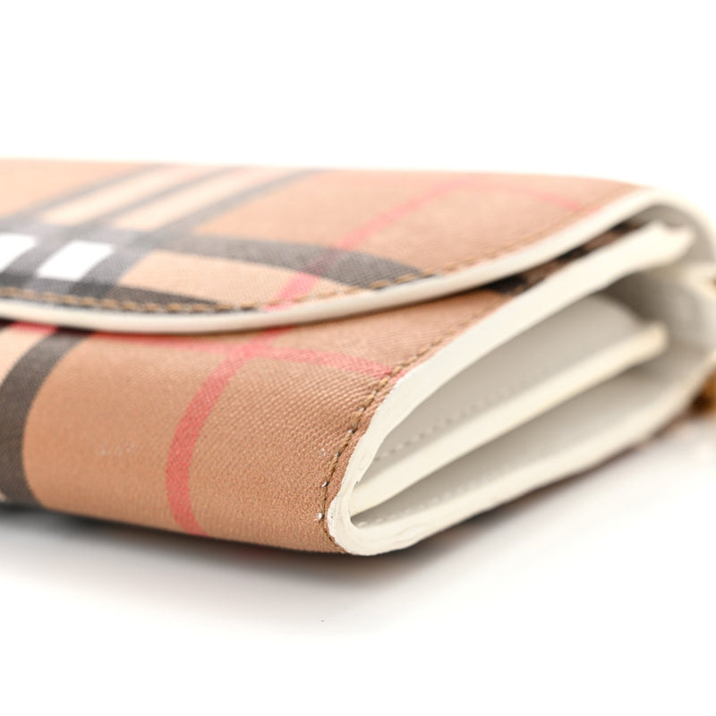 Vintage Check Henley Wallet On Chain