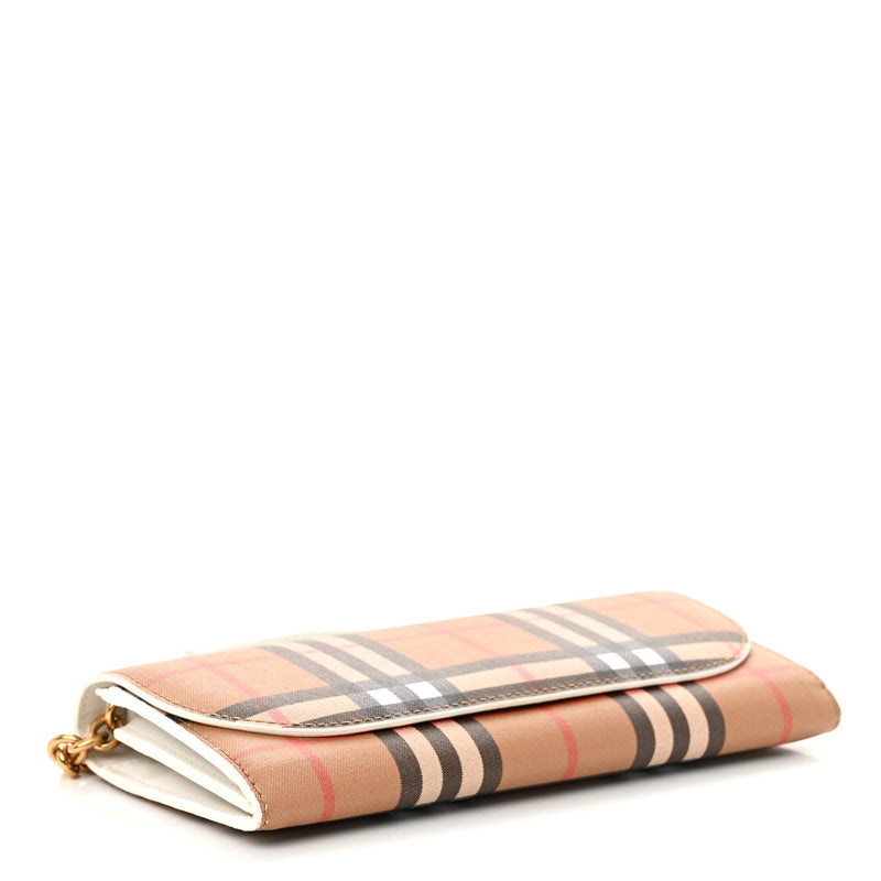 Vintage Check Henley Wallet On Chain