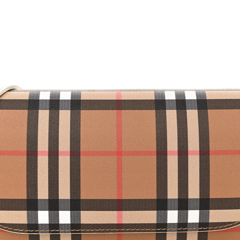 Vintage Check Henley Wallet On Chain