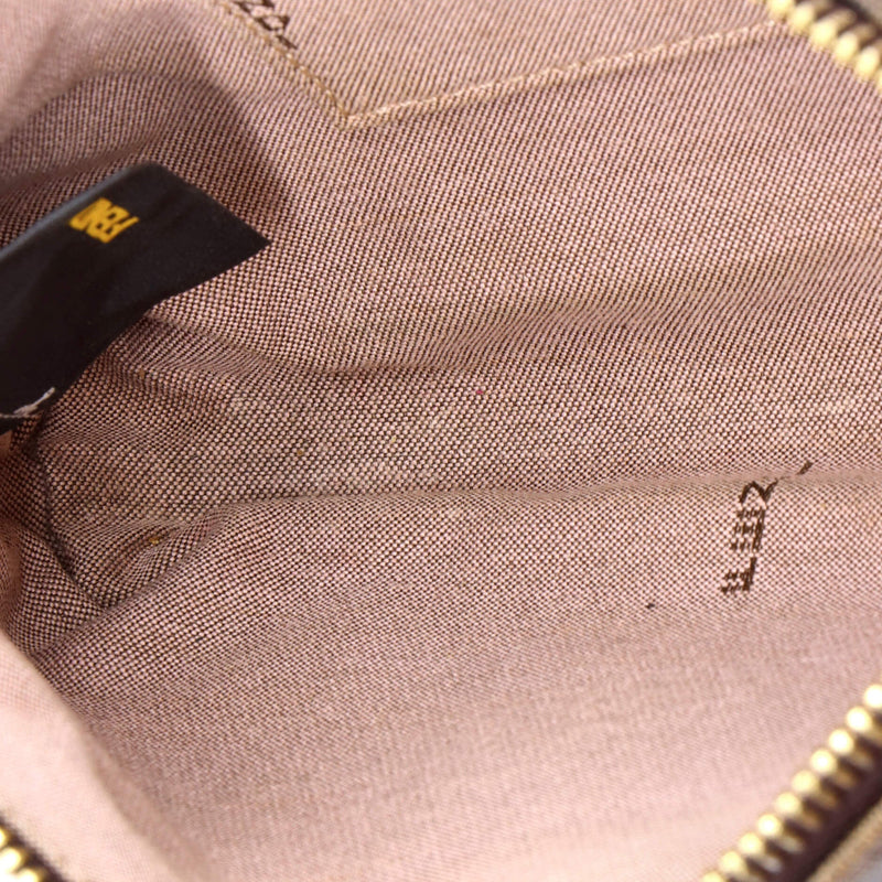 Chain Pochette Zucca Coated Canvas